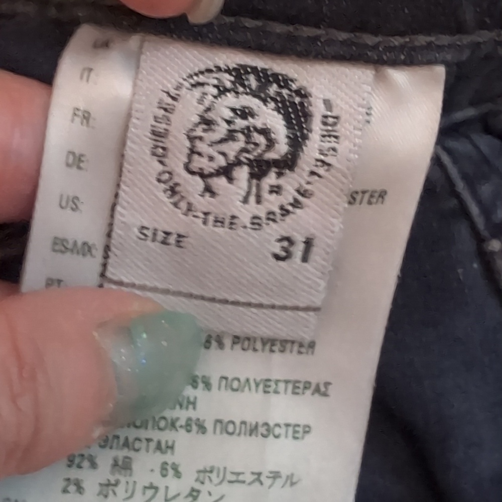 Diesel Skinzee-XP Super Skinny Jeans Size 31 - Picture 5 of 9